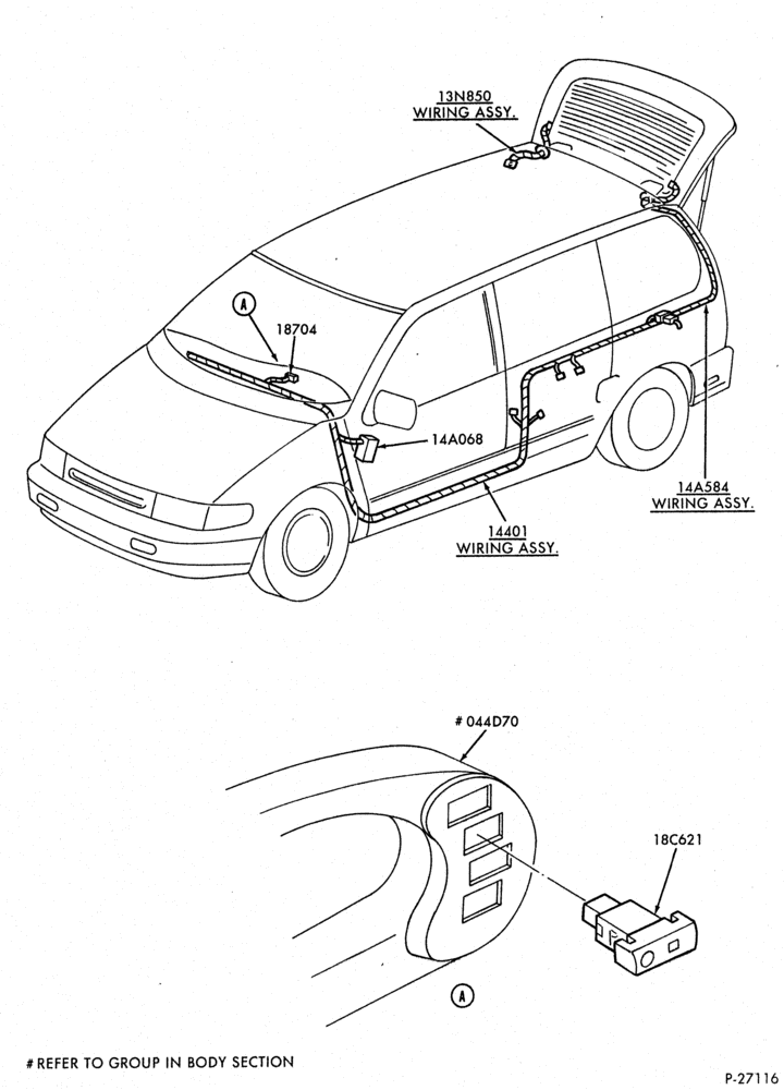 Схема AIR CONDITIONING-Heated back window - defroster-DM