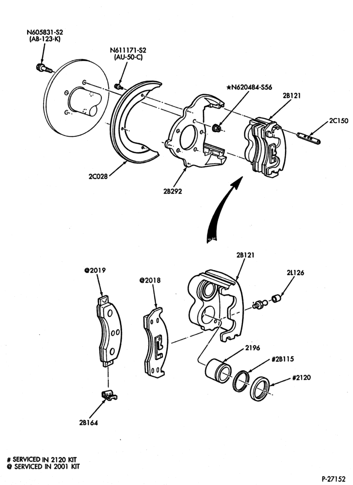 Схема BRAKES-Brake assembly - disc rear-F53/59(Stripped Chassis)