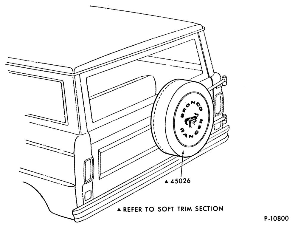 Схема SOFT, INTERIOR TRIM-Cover - spare tire-U150