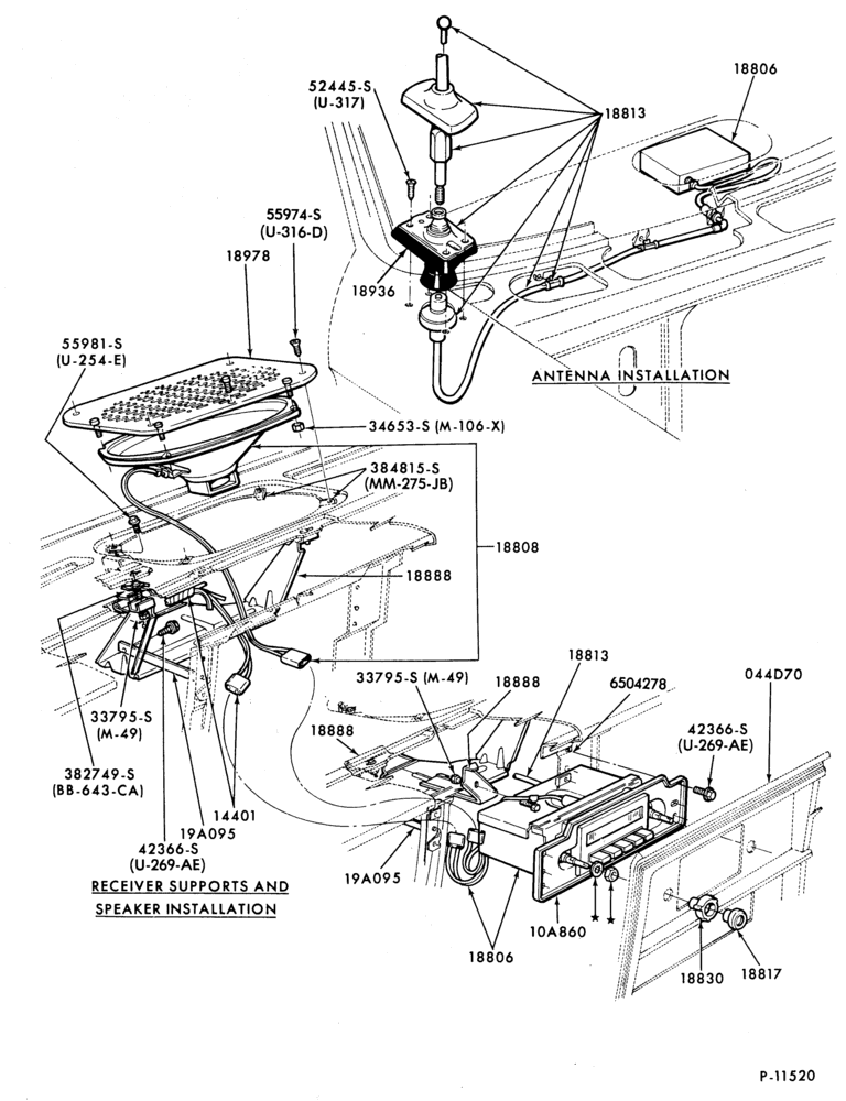 Схема RADIOS-Radio Receiver, Speaker and Antenna Parts-All