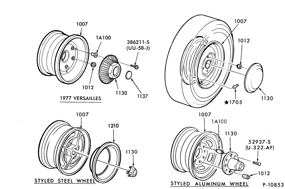 Схема WHEELS-Wheels and related parts