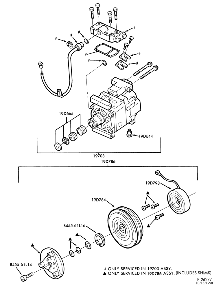 Схема AIR CONDITIONER-Compressor & clutch