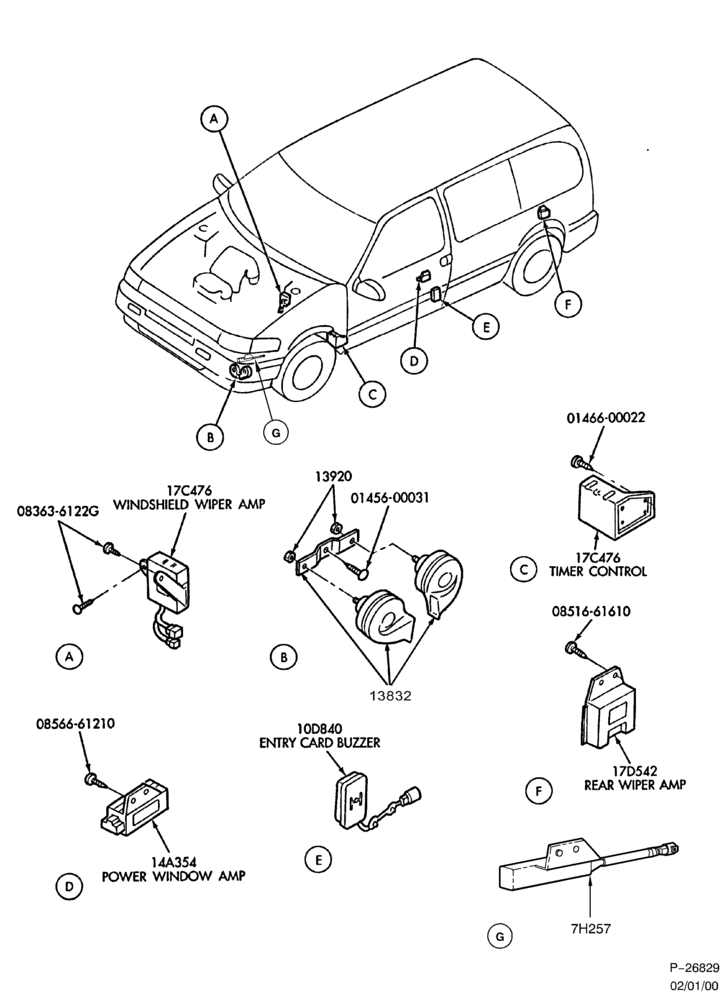 Схема ELECTRICAL SYSTEMS-Wiring system - body - mounted electrical units - Page B-DM