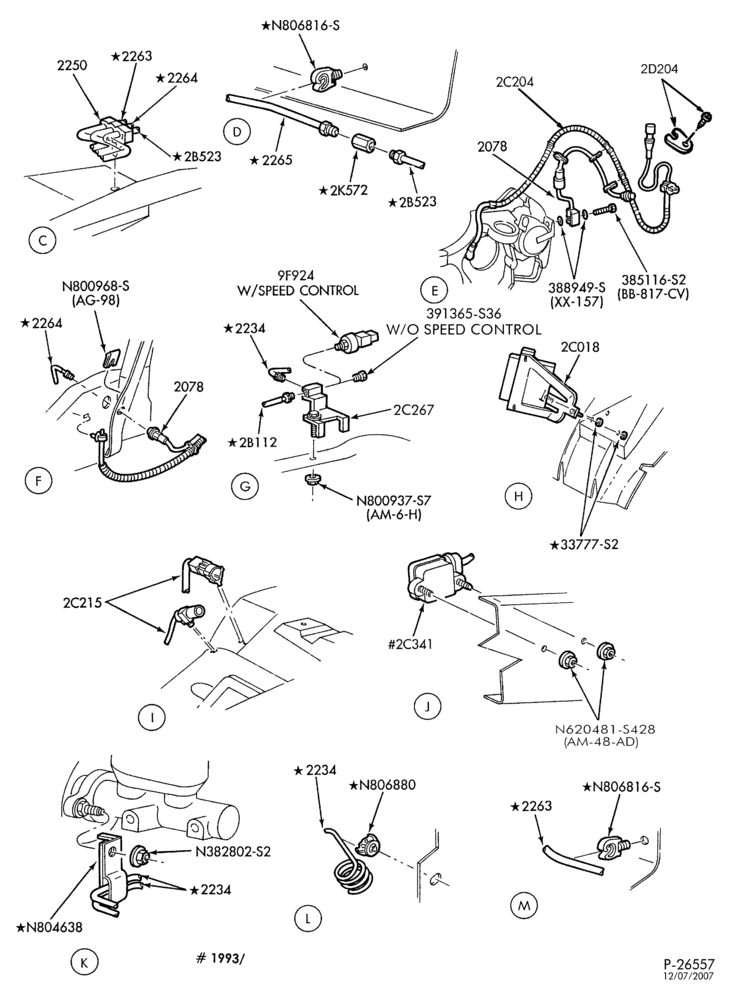 Схема BRAKES-Brake system - with anti-lock - Page B-U150