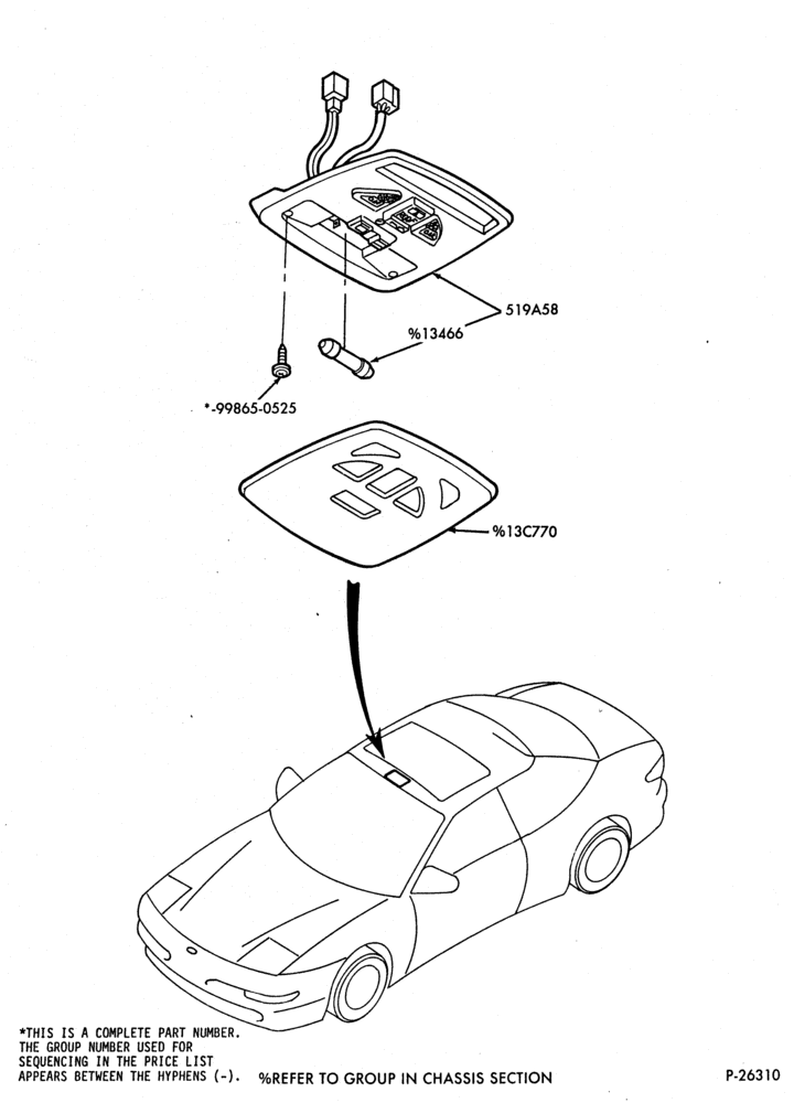 Схема INSTRUMENT PANEL AND FLOOR-Roof console