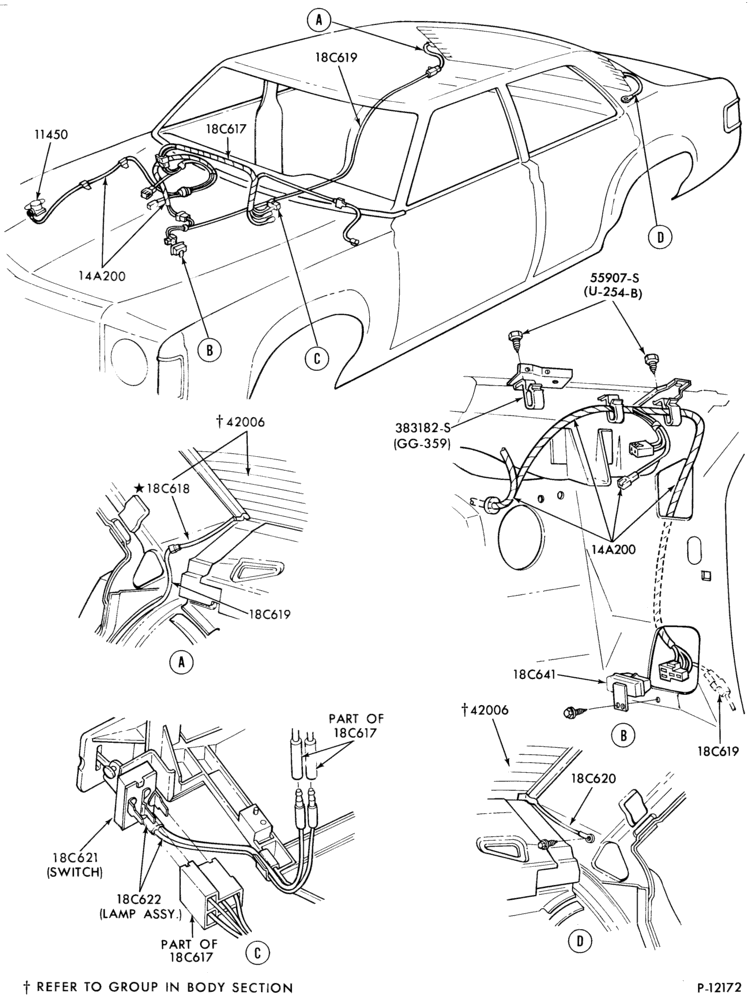 Схема AIR CONDITIONER-Heated back window (defroster)