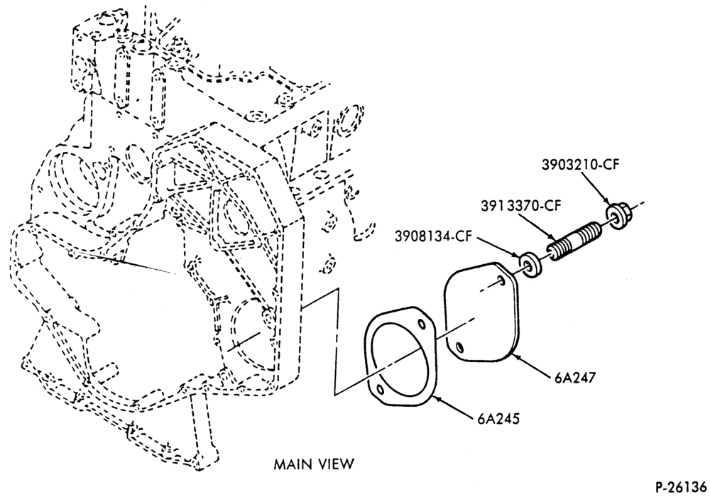 Схема ENGINE-FRONT GEAR TRAIN ACCESSORY DRIVE - FD-1060-B600/700