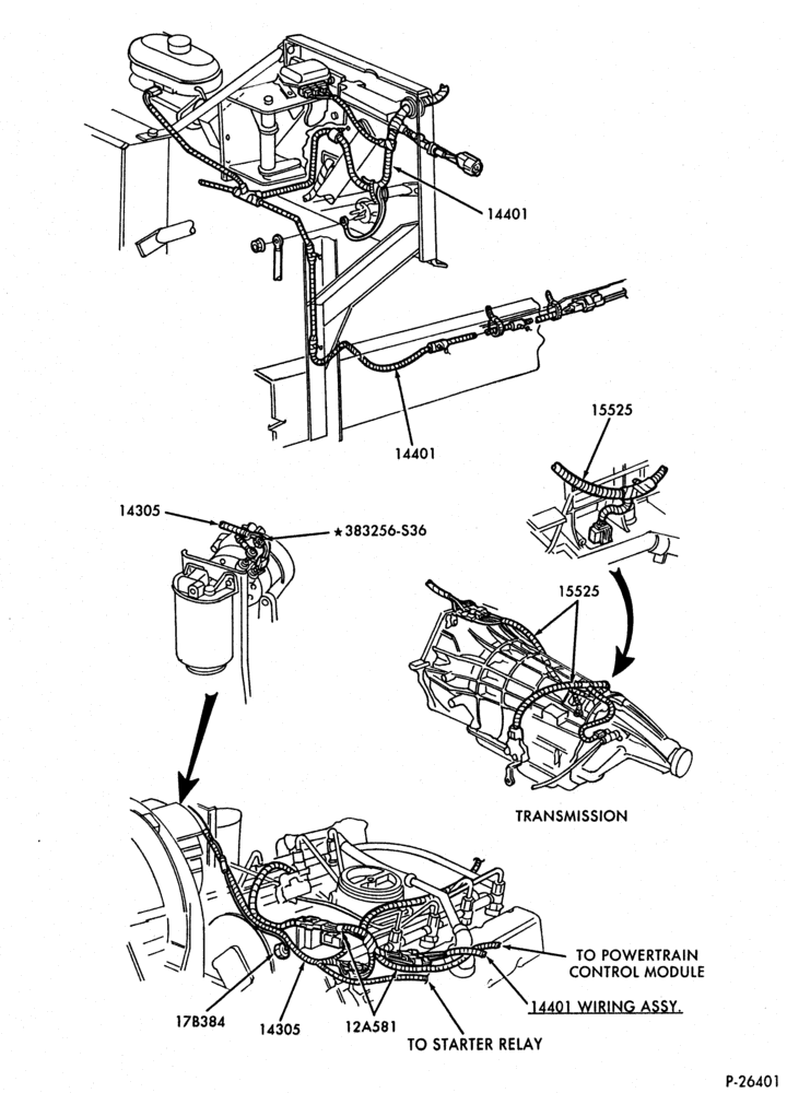 Схема ELECTRICAL SYSTEMS-Wiring system - complete - Page A-F59 (Stripped Chassis)