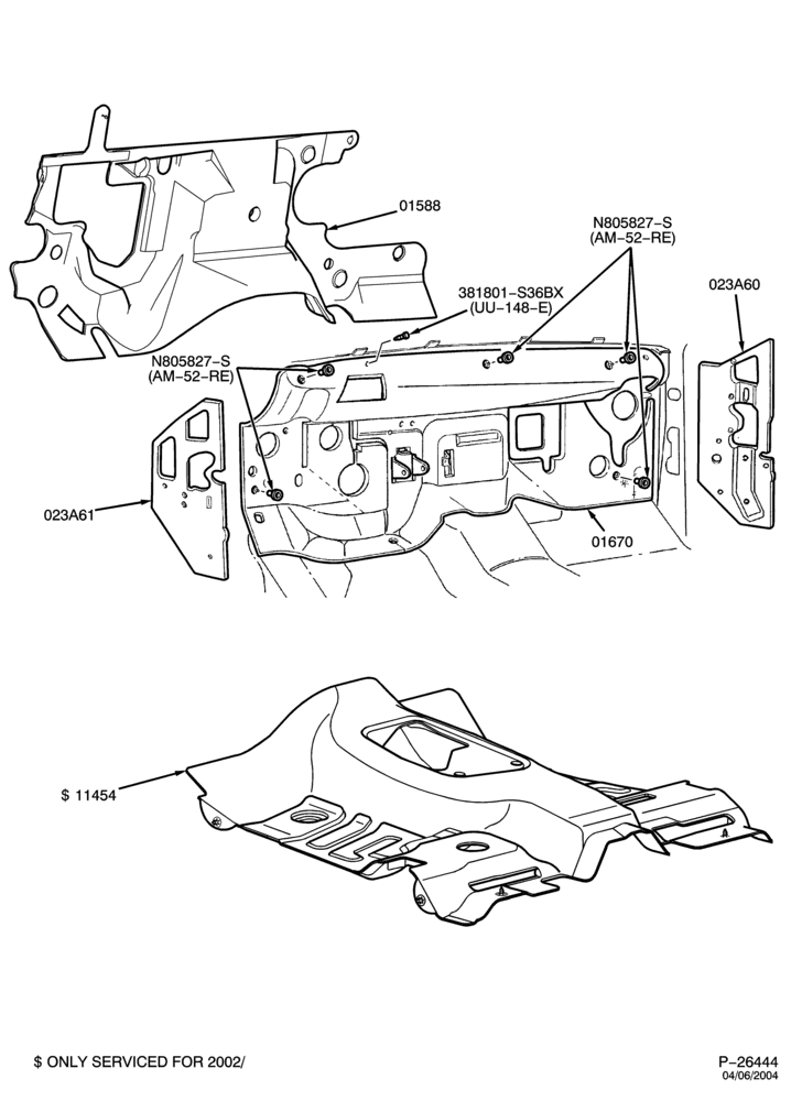 Схема SOFT, INTERIOR TRIM-Dash insulator-R