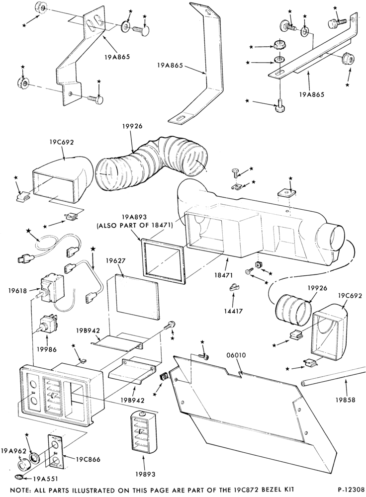 Схема AIR CONDITIONER-Controls and Ducts- built-in