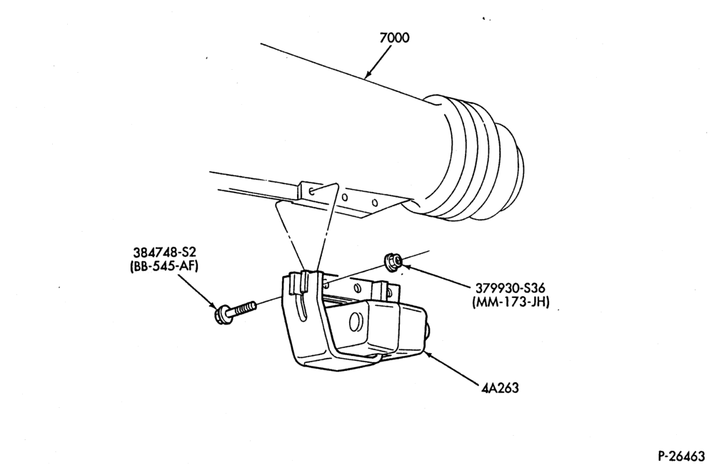 Схема DRIVELINE VIBRATION DAMPER-DRIVELINE VIBRATION DAMPER- Rear axle mounted - 2 door-B