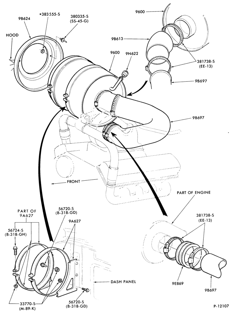 Схема DETROIT 8V-71-(dry type) L-LT900-(8V-71T)