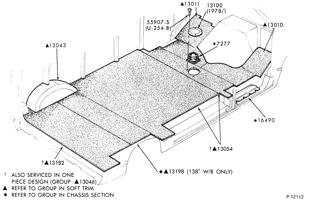 Схема TRIM-Interior trim (floor mats) - two piece design-All