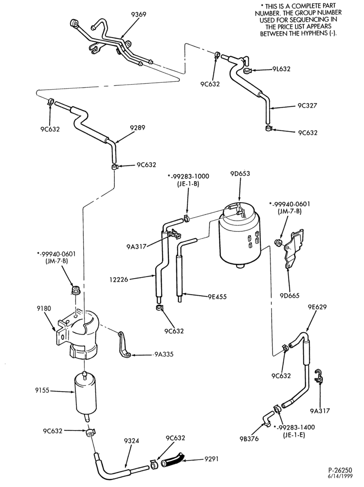 Схема 6 CYL. 2.5L-Fuel vapor canister, filter & related parts