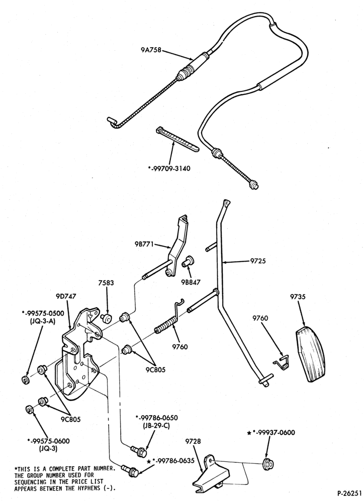 Схема 6 CYL. 2.5L-Accelerator linkage