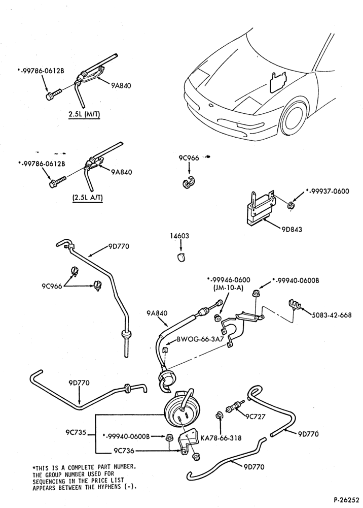 Схема 6 CYL. 2.5L-Speed control - production installation