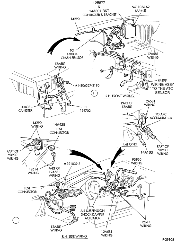 Схема ELECTRICAL SYSTEMS-Wiring system - body - engine compartment - Page D
