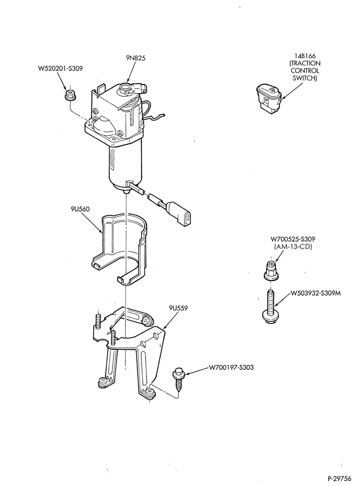 Схема 6 CYL. 2.5L-Actuator assembly - throttle intervention
