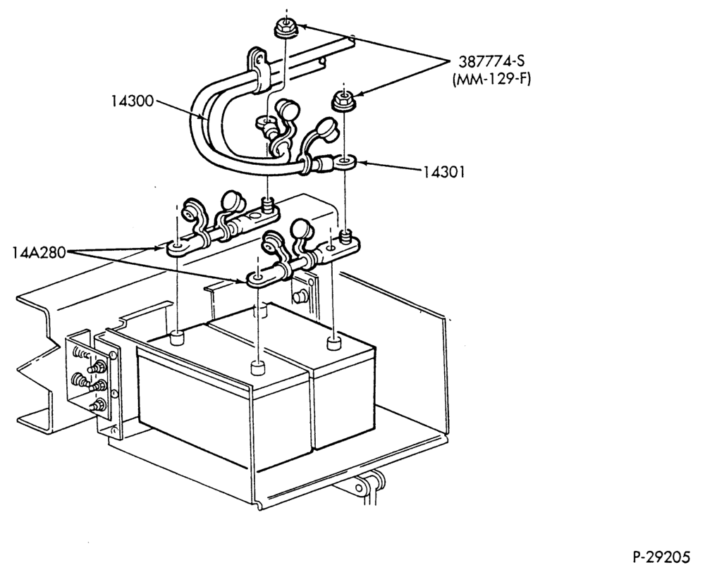 Схема DISTRIBUTOR AND IGNITION SYSTEM-Battery cable end(s)