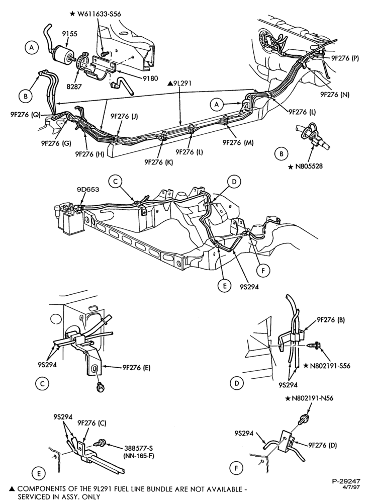 Схема FUEL SYSTEM AND CALIBRATION-Fuel system - gas - line installation