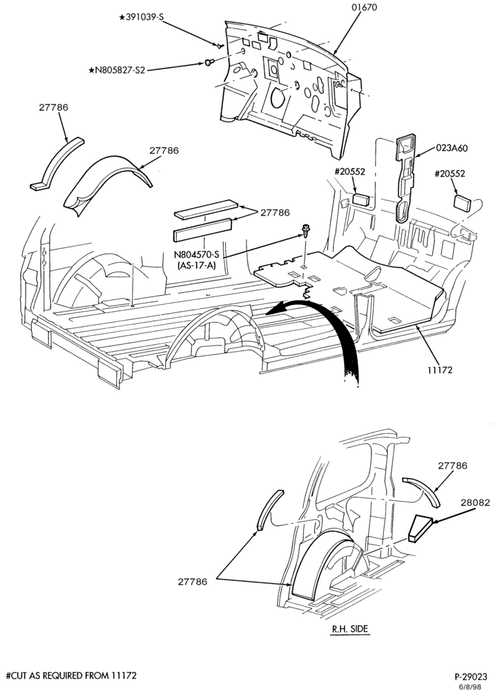 Схема SOFT, INTERIOR TRIM-Interior trim - Floor insulators-TW