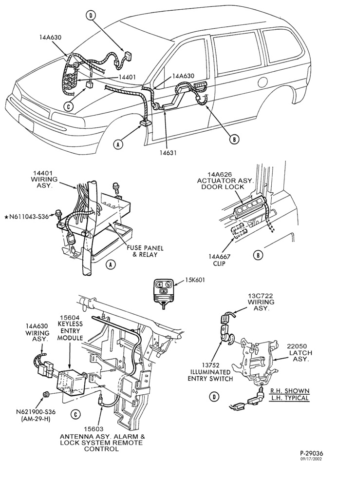 Схема ELECTRICAL SYSTEMS-Illuminated entry & related parts-TW