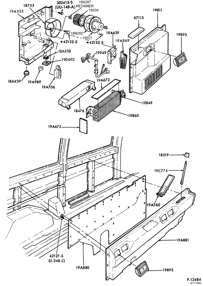 Схема AIR CONDITIONING-Bezels and Controls-auxiliary-All - Page A
