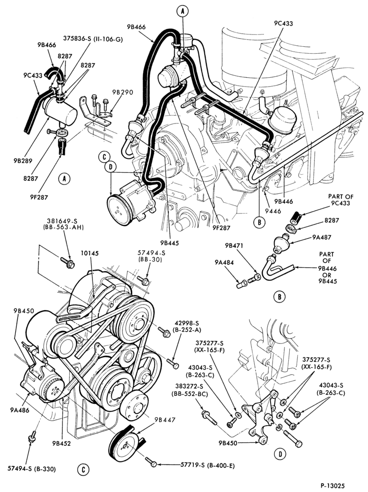 Схема 8 CYL. 7.8L, 8.8L (477, 534 C.I.D.) GAS-C-CT900