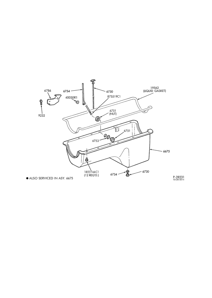 Схема 8 CYL. 7.3L - DIESEL - DIRECT INJECTION - TURBO-Oil pan & related parts-E250/550