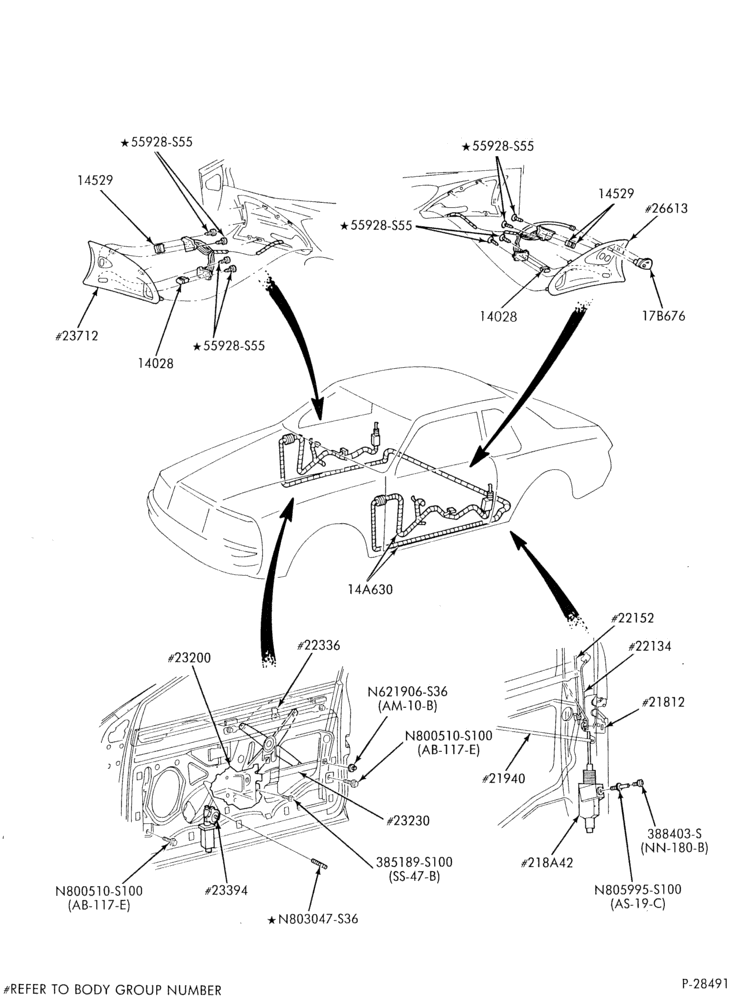 Схема ELECTRICAL SYSTEMS-Power windows, door locks & controls