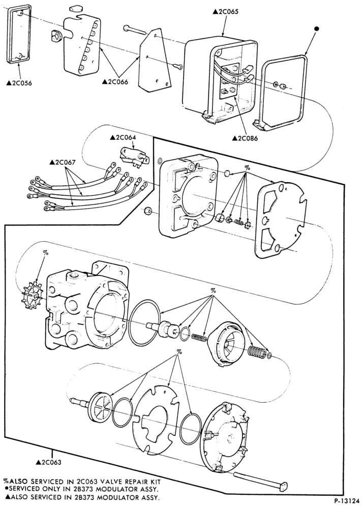Схема BRAKE SYSTEMS-Eaton modulator (brake skid control)-F-FT600/900