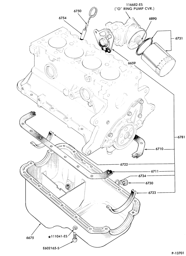 Схема 4 CYL. 1.6L (98 C.I.D.)-Oil pan, filter and related parts