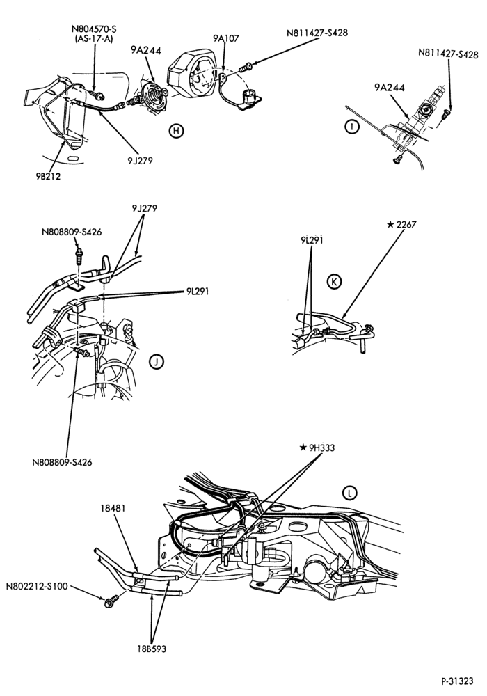 Схема FUEL SYSTEM AND CALIBRATION-Fuel system - natural gas - Ford - Page D