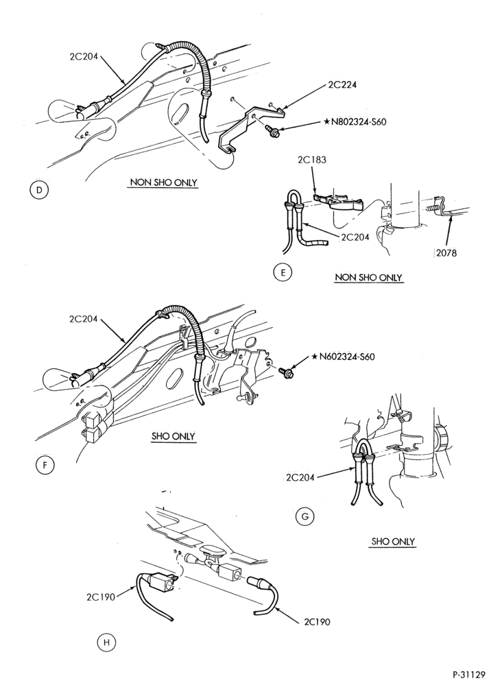 Схема BRAKES-Disc brake anti-lock wiring system - Page B