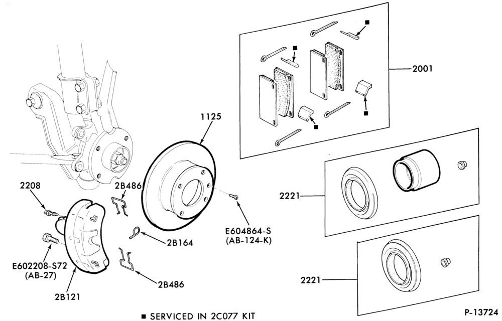 Схема BRAKES-Brake assy. - disc front