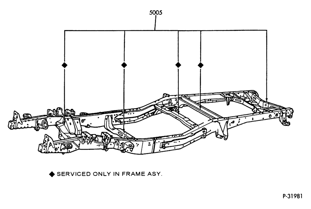 Схема FRAME-Frame - regular cab-F150