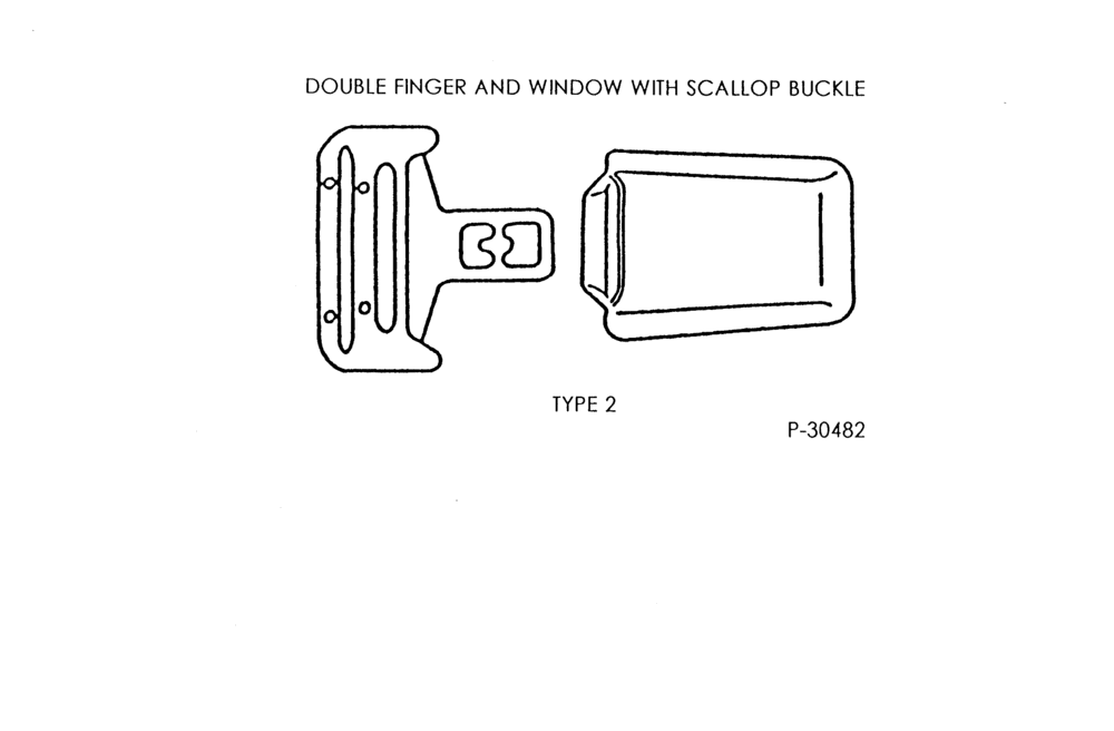 Схема SEAT BELT (FRONT SEAT RETRACTOR AND TONGUE) - TYPE 2