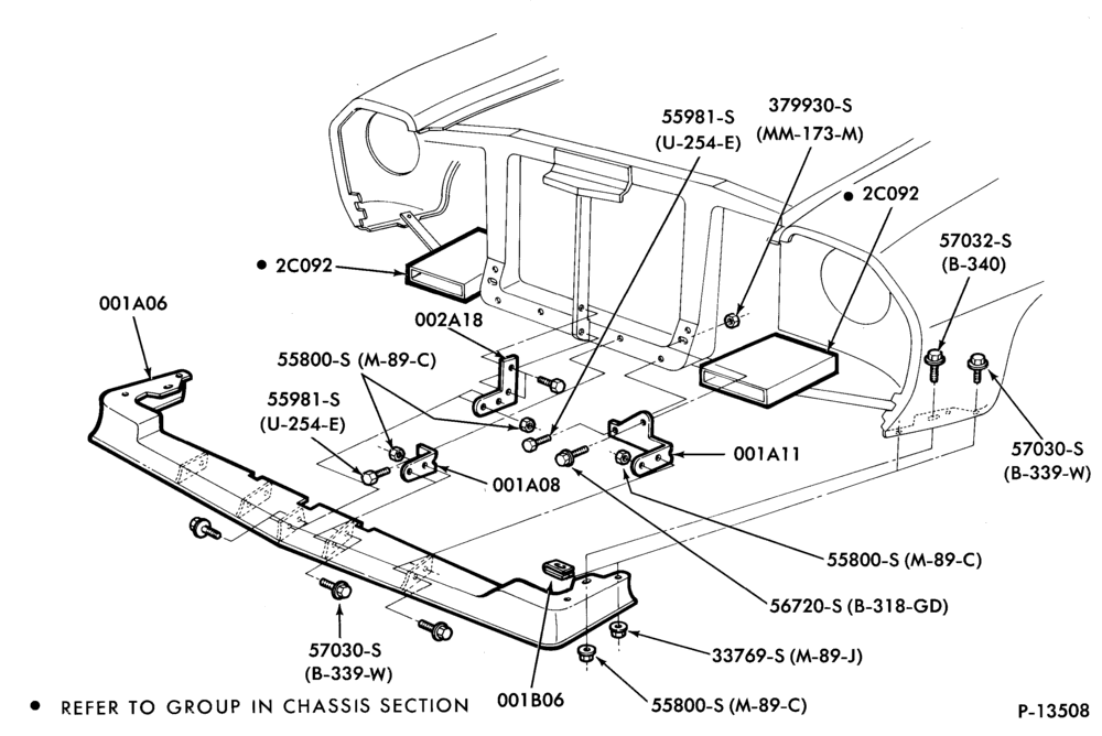 Схема BODY FRONT-Airfoil - Pinto