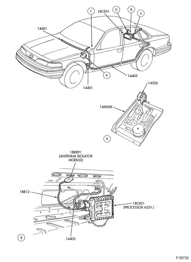 Схема HEATERS-Heated back window - defroster - Page A