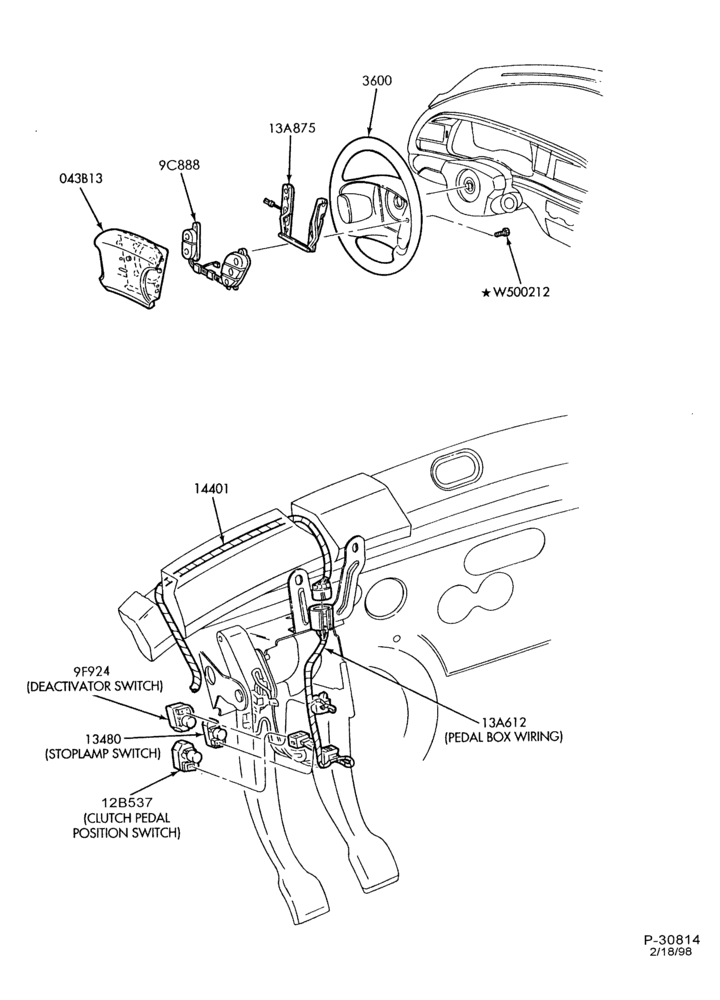 Схема 6 CYL. 2.5L-Speed control - passenger compartment