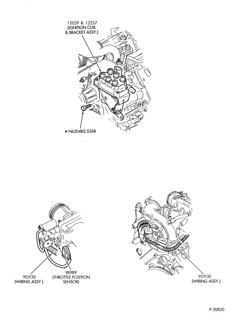 Схема ELECTRICAL SYSTEMS-Wiring system - body - engine - 6 cyl. 3.8L - S/C - Page B