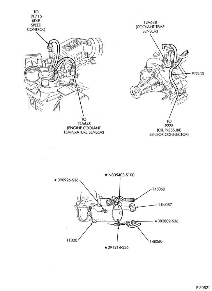 Схема ELECTRICAL SYSTEMS-Wiring system - body - engine - 6 cyl. 3.8L - S/C - Page C