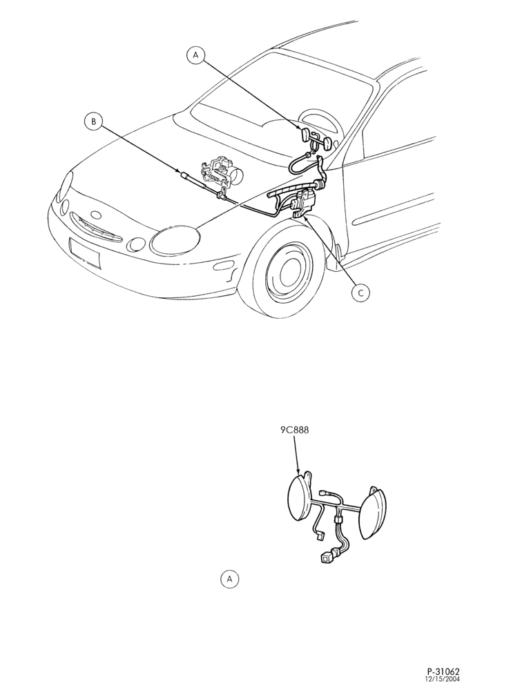 Схема 6 CYL. 3.0L - EXC. DOHC-Speed control - Page A