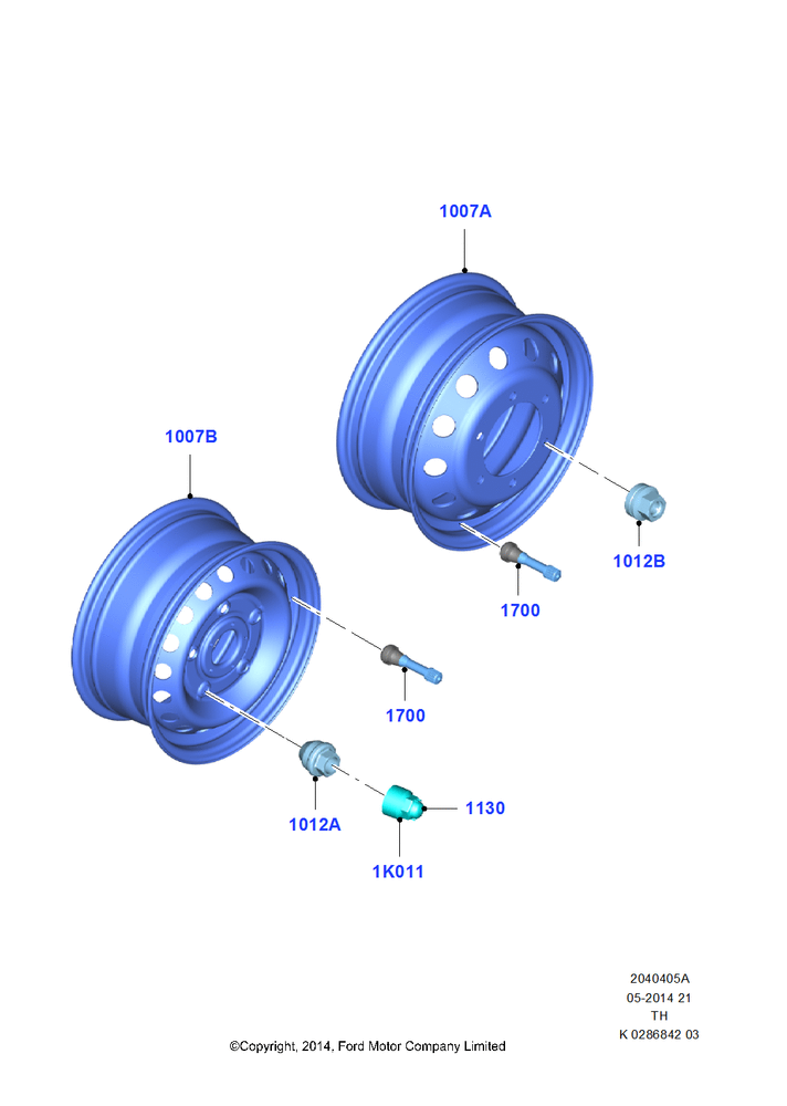 Схема Колёса, 5 X 16" Steel Wheel, 6.0 X 16" Steel Wheels - White, 6.5 X 16" Steel Road Wheel, 6.5 x 16" Styled Steel Wheels, 6.5 X 16" Steel Wheels - White, 6.0 X 16"  Steel Wheel; 21.04.2014