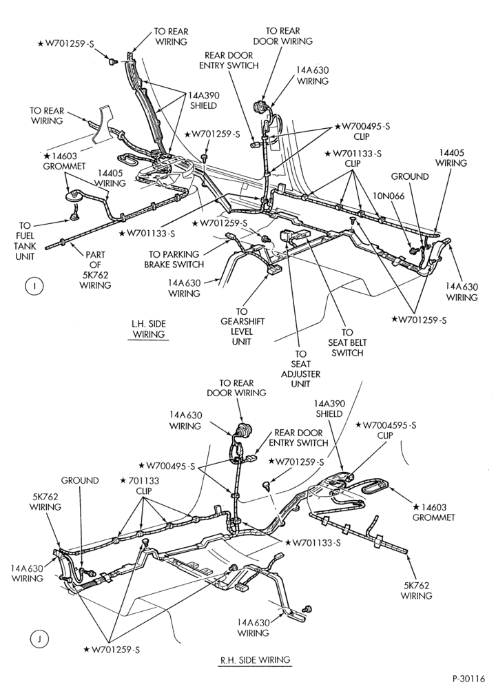 Схема ELECTRICAL SYSTEMS-Wiring system - passenger compartment - Page D