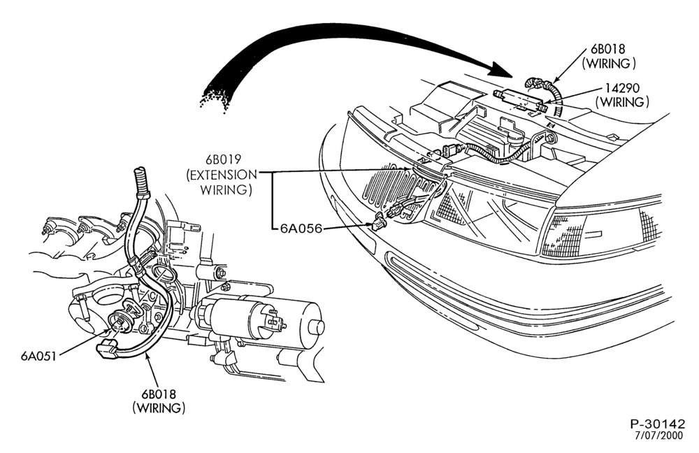 Схема ENGINE-Engine coolant heater