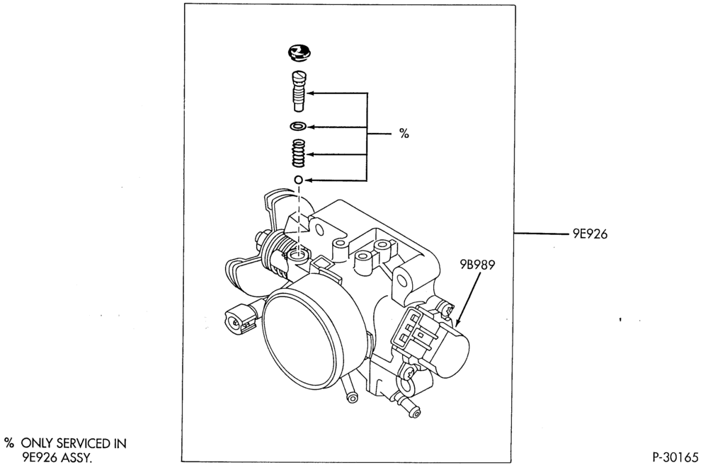 Схема FUEL SYSTEM AND CALIBRATION-Fuel injection throttle body