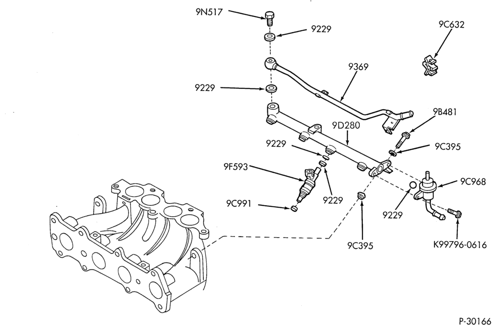 Схема FUEL SYSTEM AND CALIBRATION-Fuel injection injectors & related parts