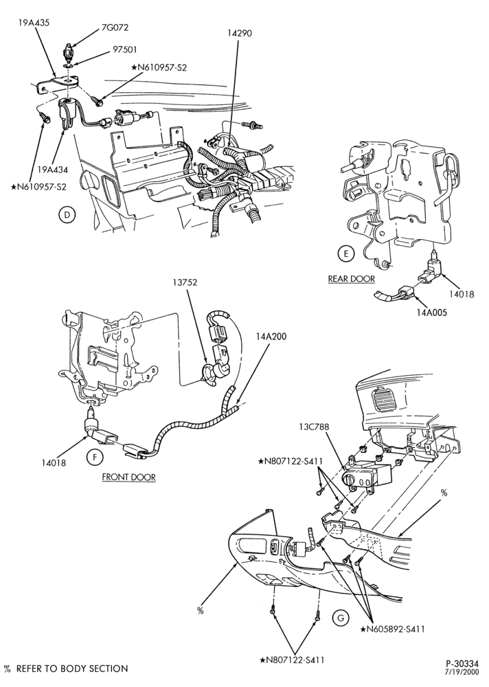 Схема DISTRIBUTOR AND IGNITION SYSTEM-Anti-theft alarm & related parts - Page B