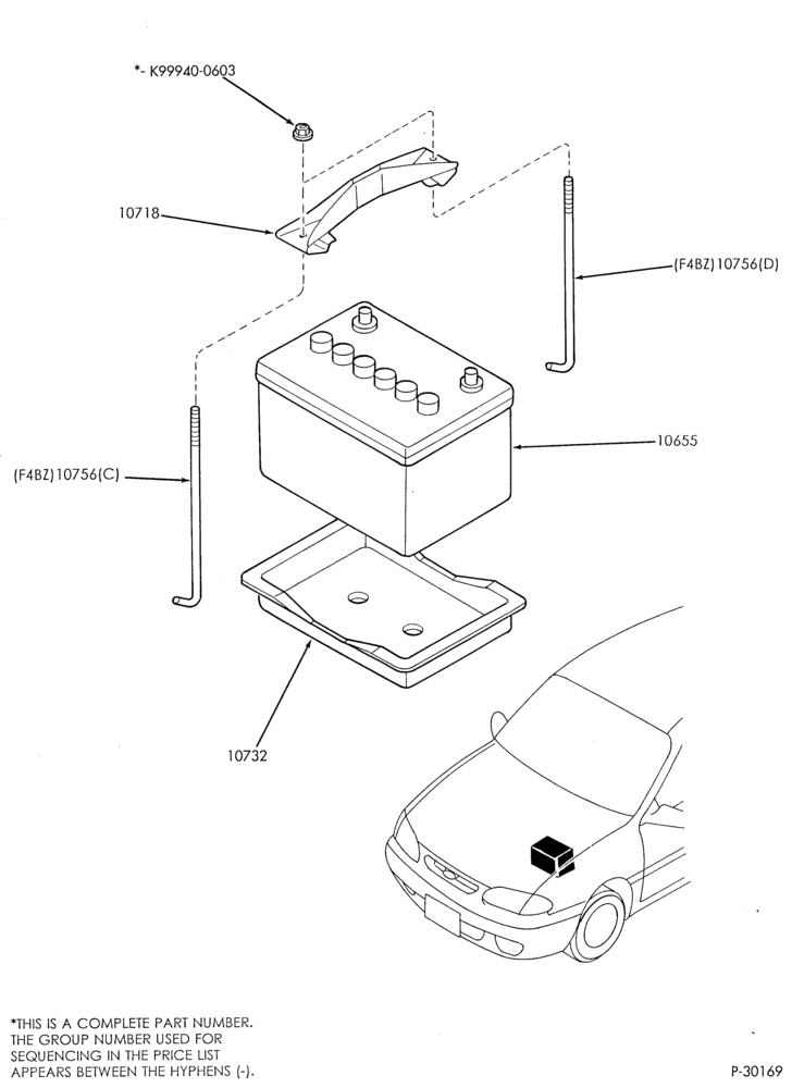 Схема Стартер, IGNITION AND HEADLAMP SWITCHES-Battery & related parts